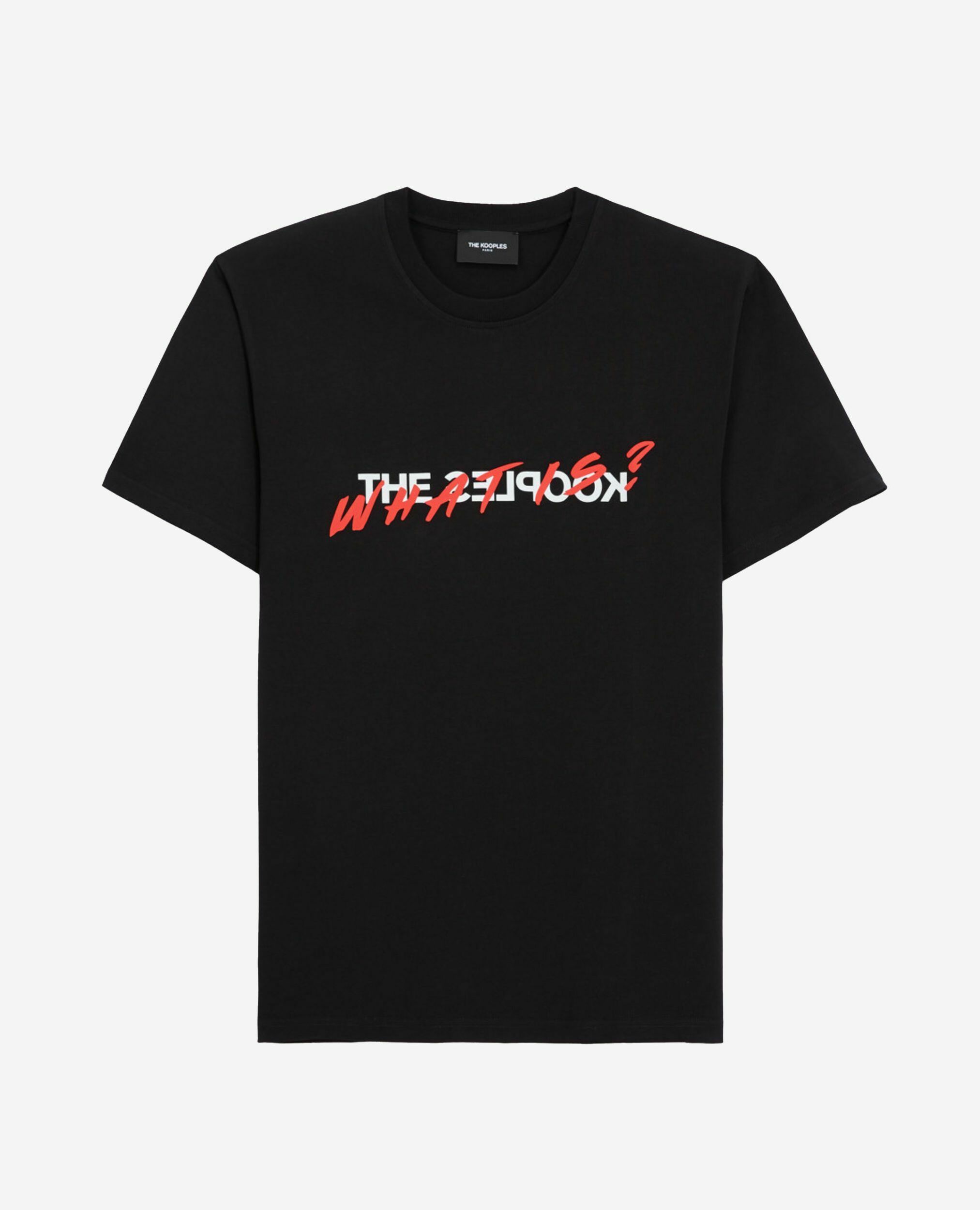 T-shirt What is noir, BLACK, hi-res image number null