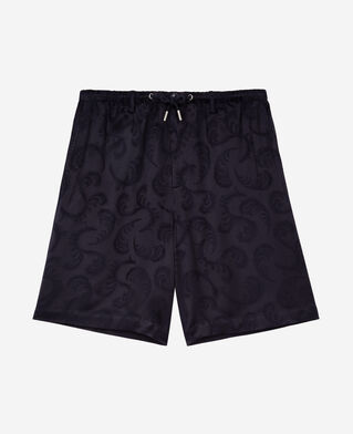 The Kooples HOMME NAVY short en jacquard marine