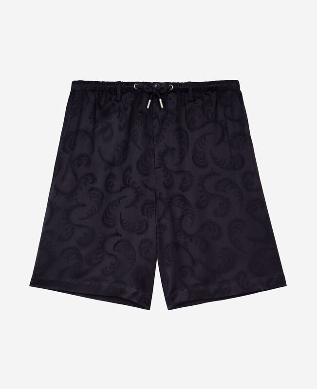 The Kooples HOMME NAVY short en jacquard marine