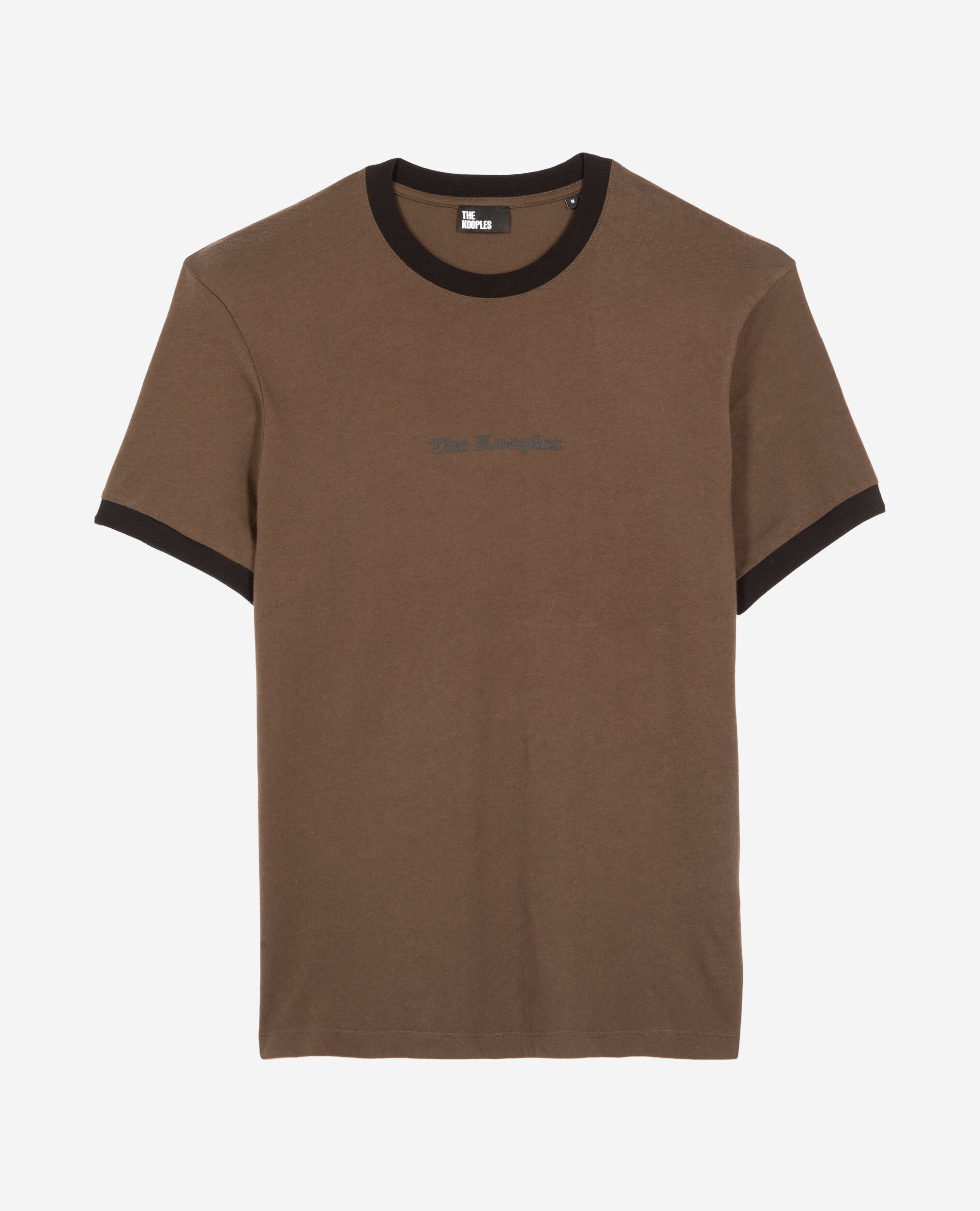 T-shirt avec logo marron, DARK BROWN, hi-res image number null
