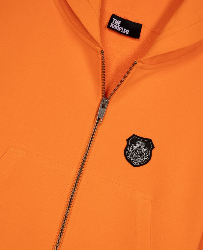 The Kooples FEMME ORANGE sweatshirt à capuche orange
