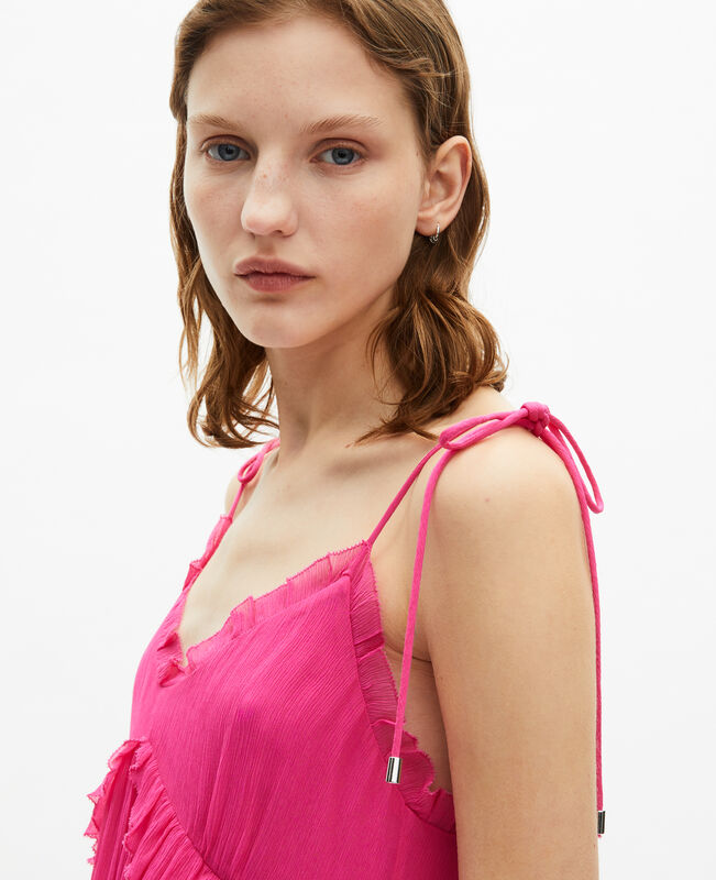 The Kooples FEMME FUSHIA robe courte fuchsia