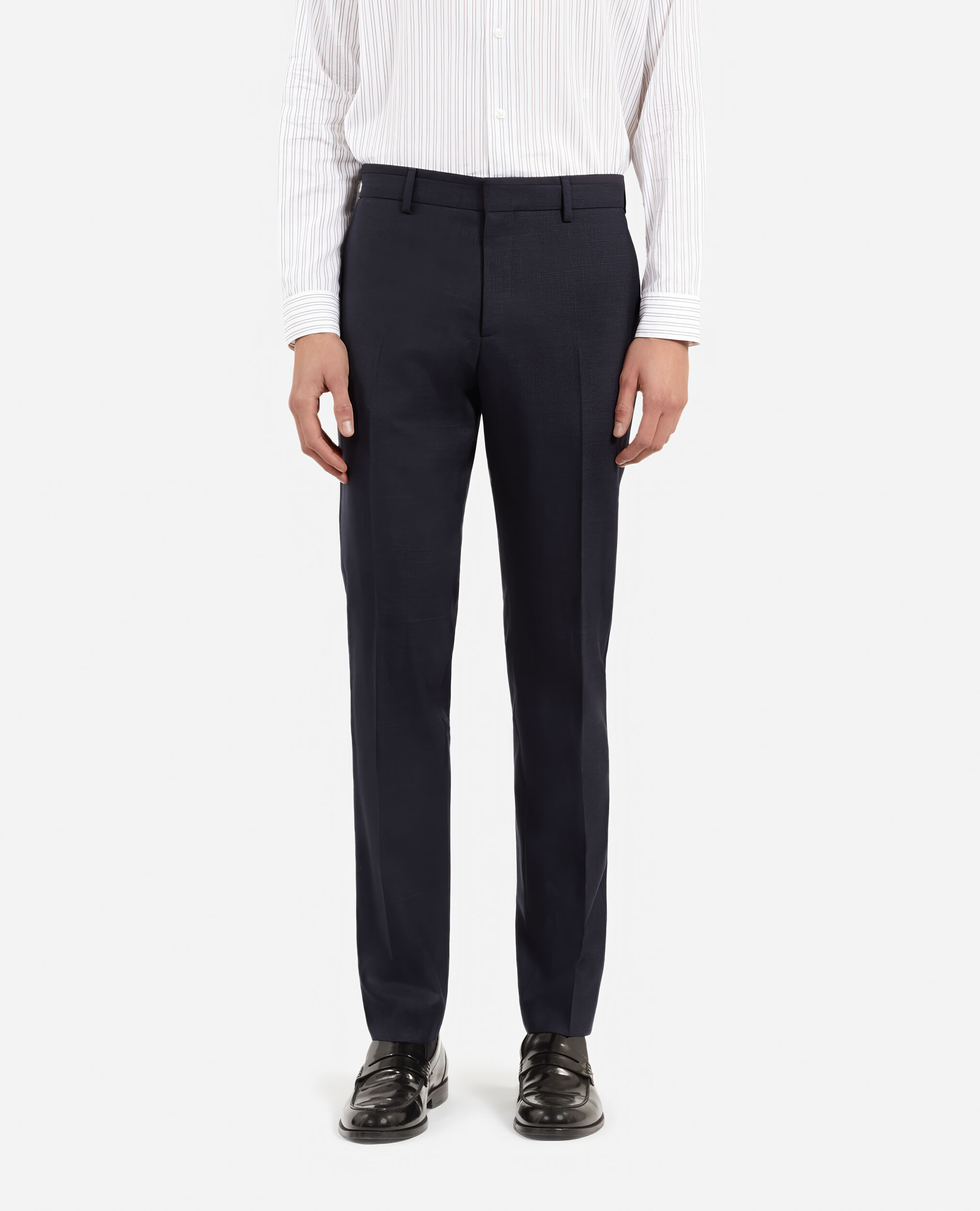 Pantalon de costume pied de puce bleu, NAVY, hi-res image number null
