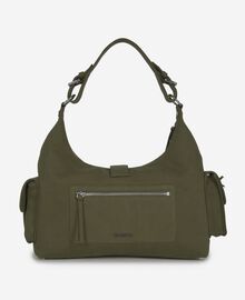 The Kooples FEMME KAKI sac amelia xl en canvas kaki