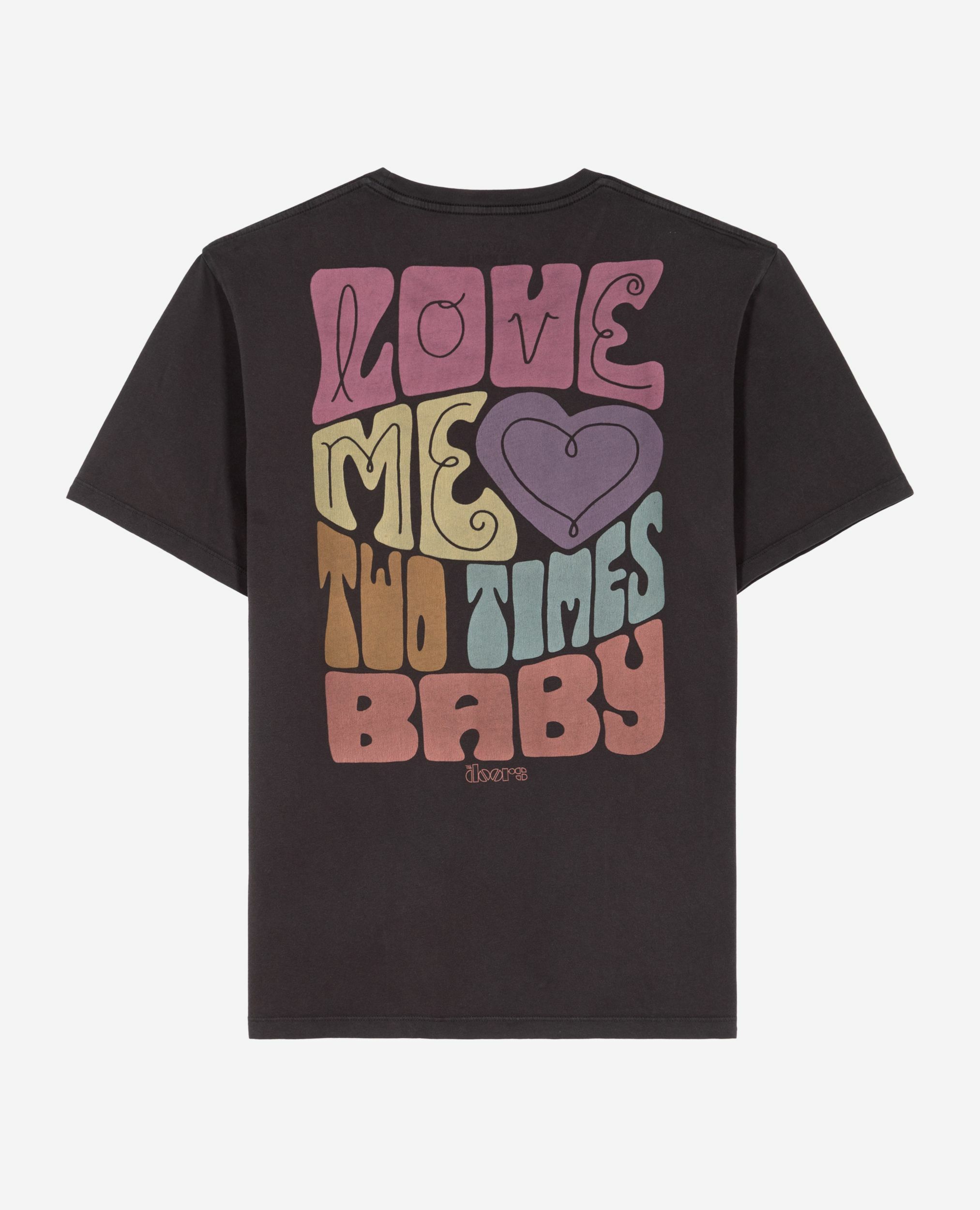 T-shirt mixte The Doors X The Kooples noir délavé, BLACK WASHED, hi-res image number null