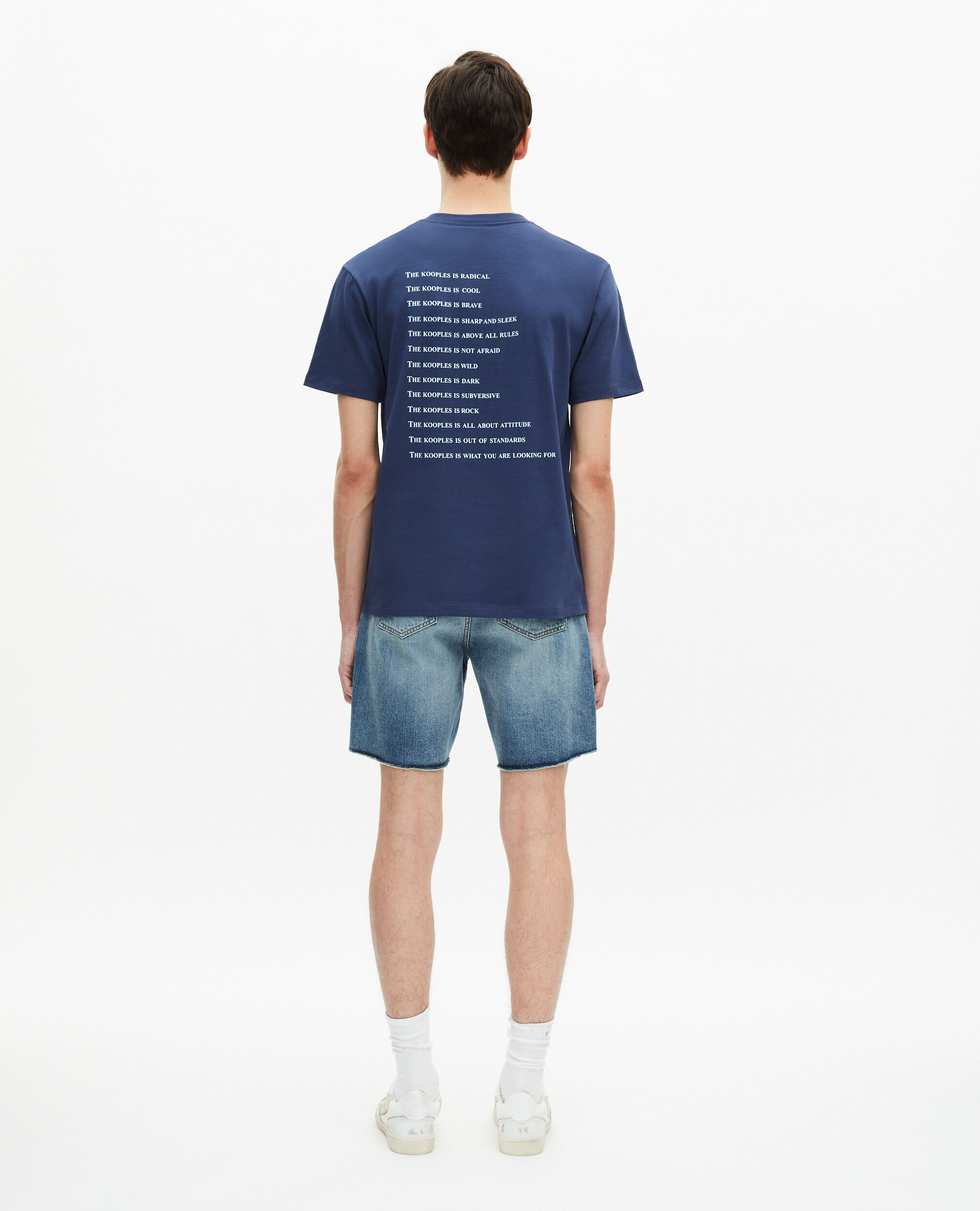 T-shirt What is bleu marine, DARK NAVY, hi-res image number null