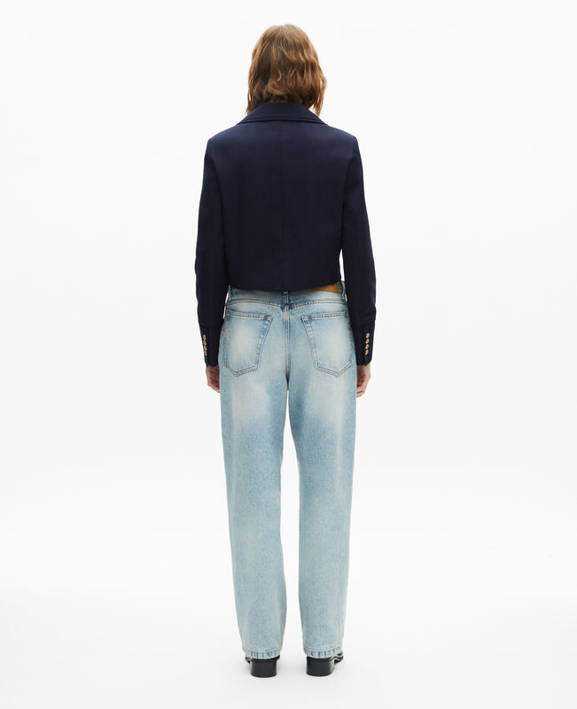 The Kooples FEMME NAVY blouson bleu marine