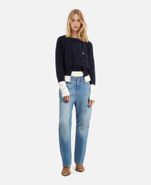 , DARK NAVY-ECRU, hi-res image number null
