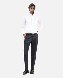 The Kooples HOMME BLUE PETROL pantalon de costume droit bleu