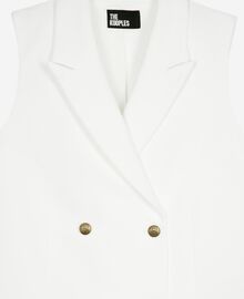 The Kooples FEMME WHITE robe tailleur courte écrue