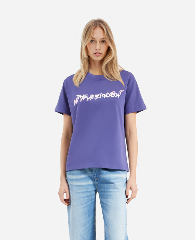 The Kooples FEMME BLUE ATLANTIQUE t-shirt what is violet
