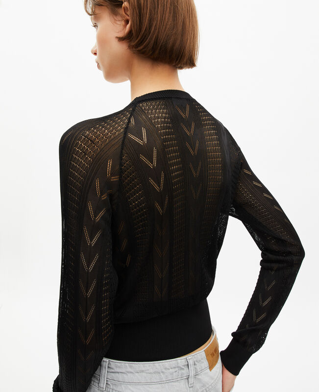 The Kooples FEMME BLACK pull noir