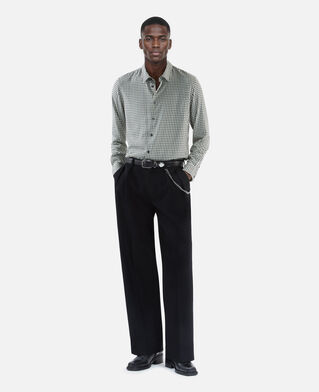 The Kooples MEN BLACK WHITE floral print shirt
