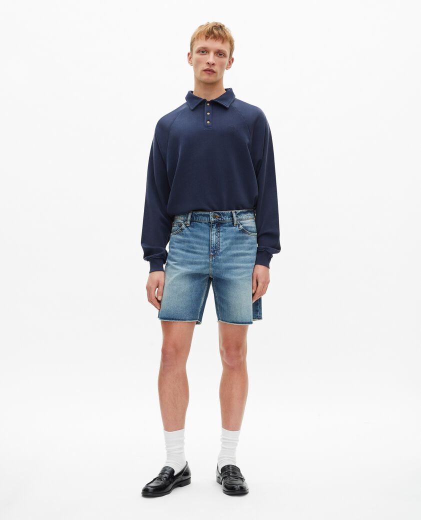 The Kooples HOMBRE BABY BLUE bermudas de mezclilla azul