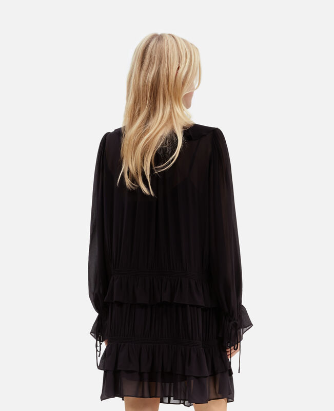 The Kooples FEMME BLACK STONE robe courte noire