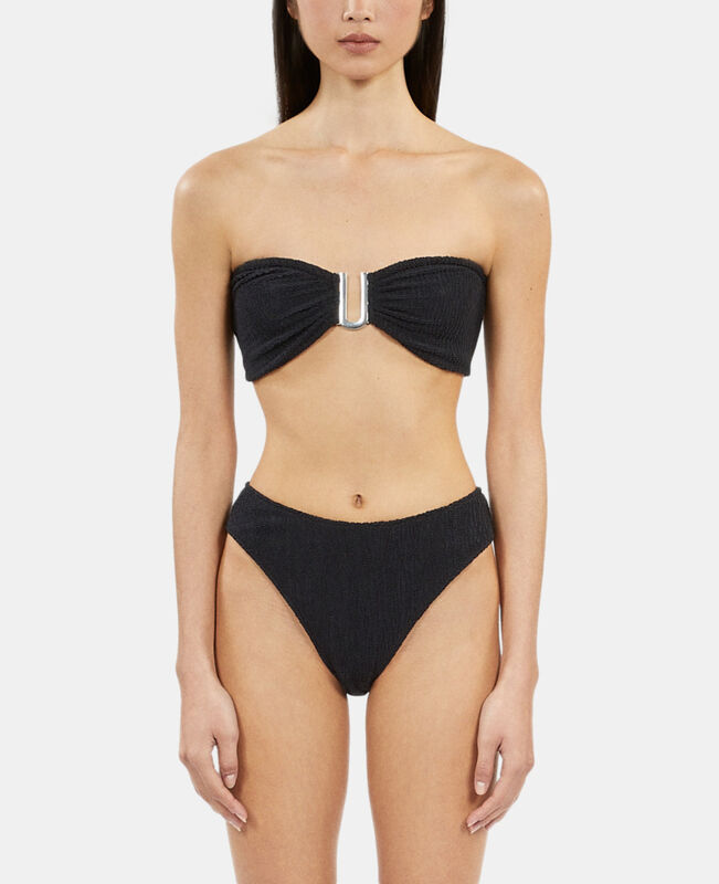The Kooples FEMME BLACK haut de maillot de bain the kooples x luz bandeau noir