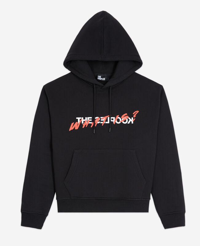 The Kooples FEMME BLACK sweatshirt à capuche what is noir