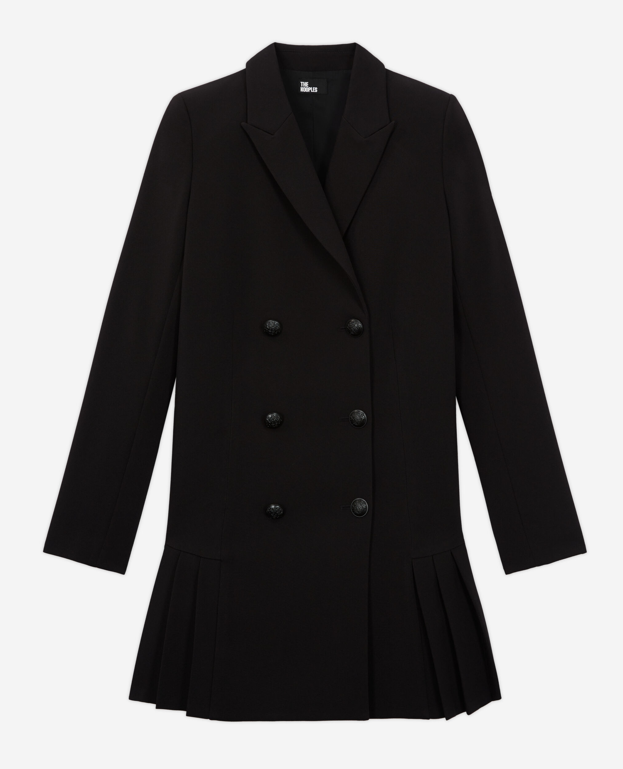 Robe tailleur courte noire, BLACK, hi-res image number null