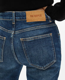 The Kooples FEMME BLUE ELECTRIC jean taille basse flare bleu