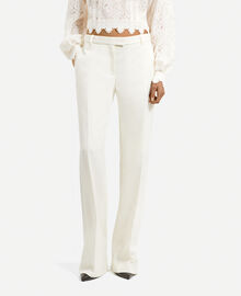 The Kooples FEMME ECRU pantalon de smoking large écru