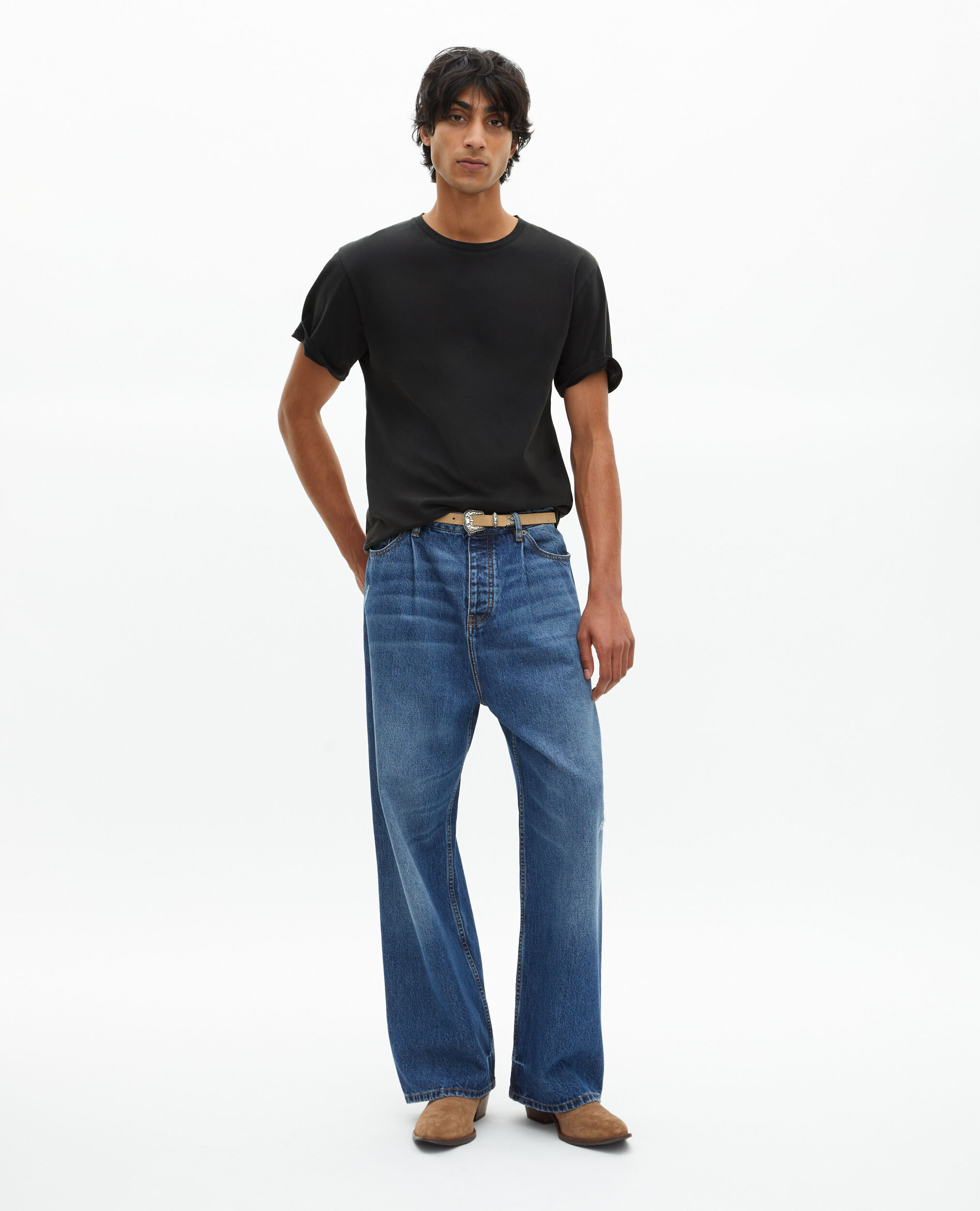T-shirt mixte The Doors X The Kooples noir délavé, BLACK WASHED, hi-res image number null