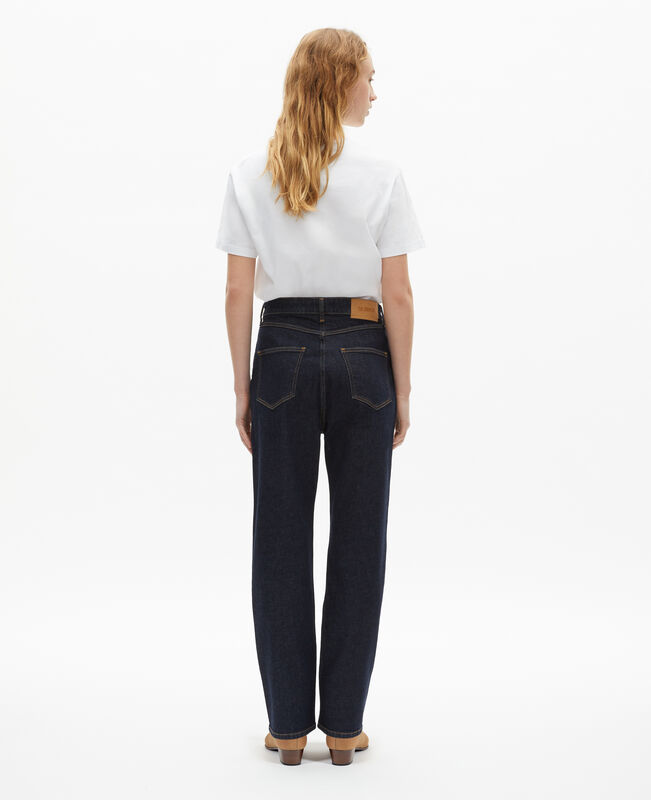 The Kooples FEMME BLUE ELECTRIC jean boyfriend bleu foncé
