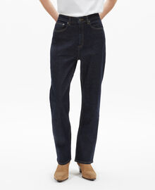 The Kooples FEMME BLUE ELECTRIC jean boyfriend bleu foncé