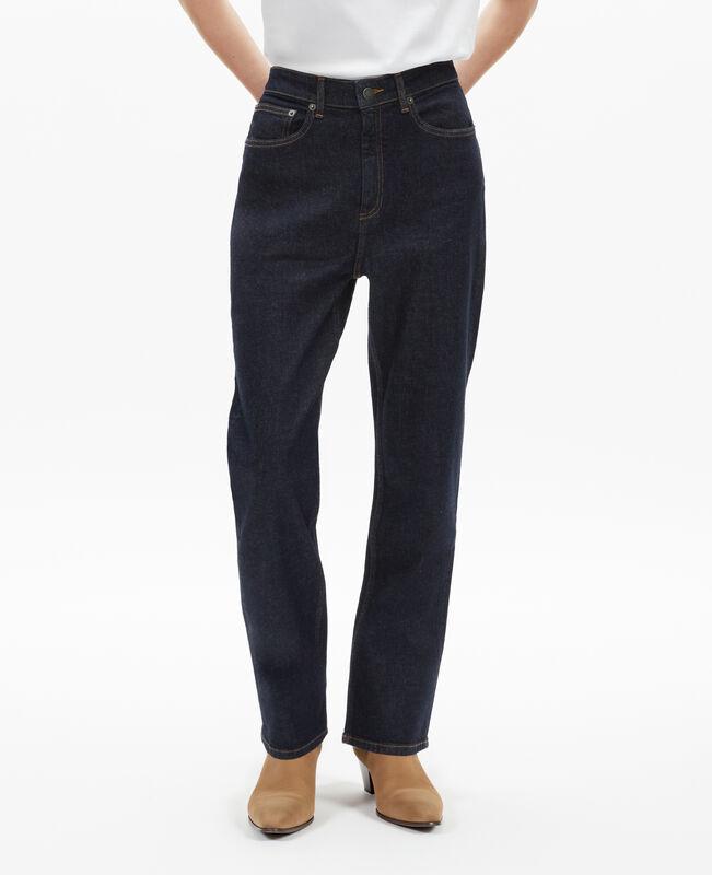 The Kooples FEMME BLUE ELECTRIC jean boyfriend bleu foncé