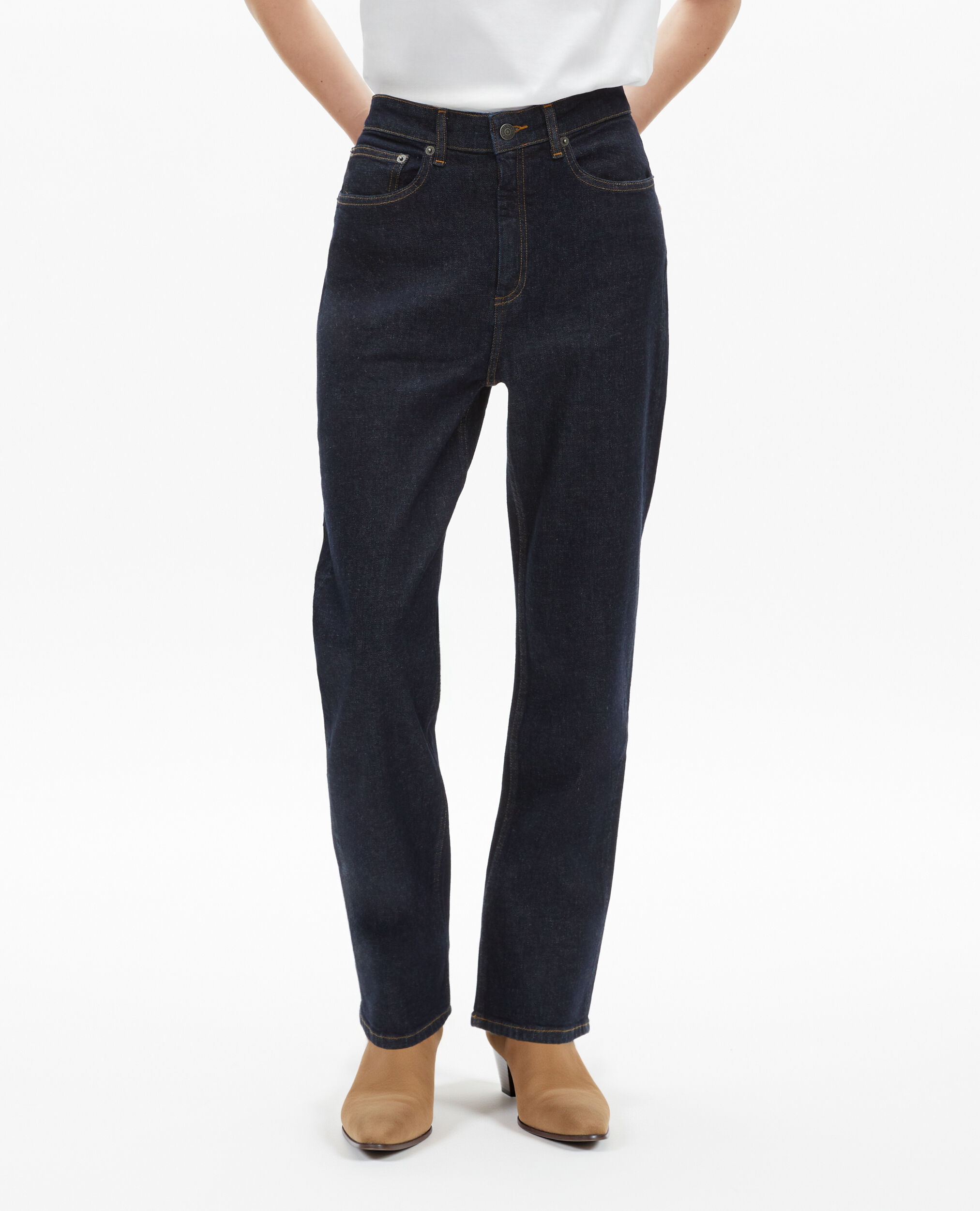 Jean boyfriend bleu foncé, BLUE ELECTRIC, hi-res image number null