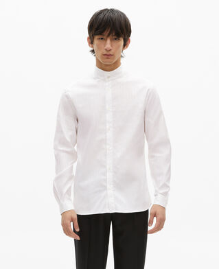 The Kooples MEN WHITE white striped formal shirt