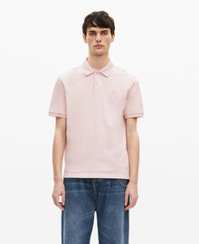 The Kooples HOMME LILA polo en piqué col classique rose pâle