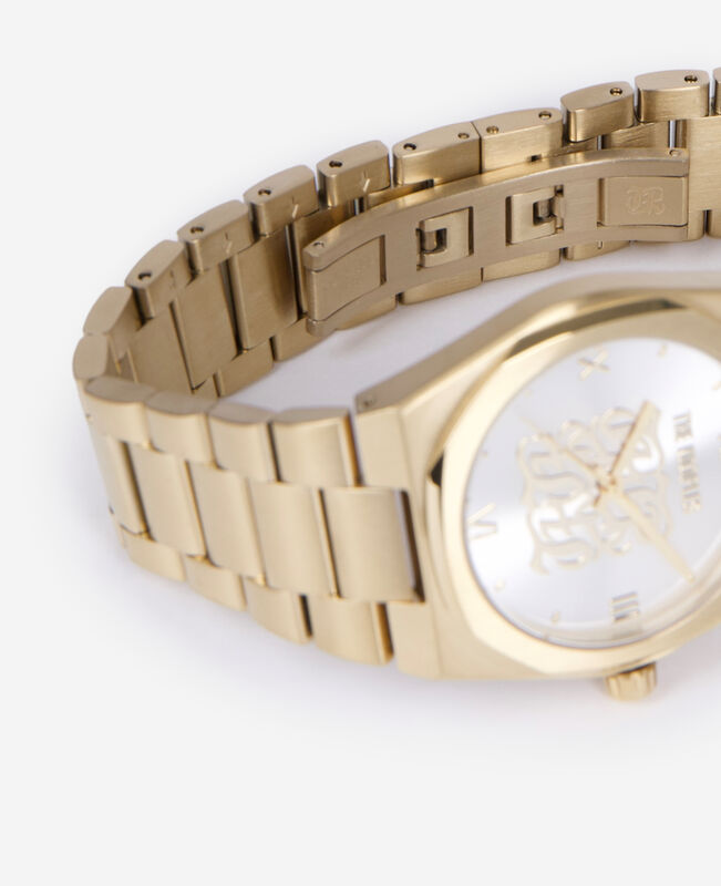 The Kooples MIXTE GOLD montre monogramme dorée