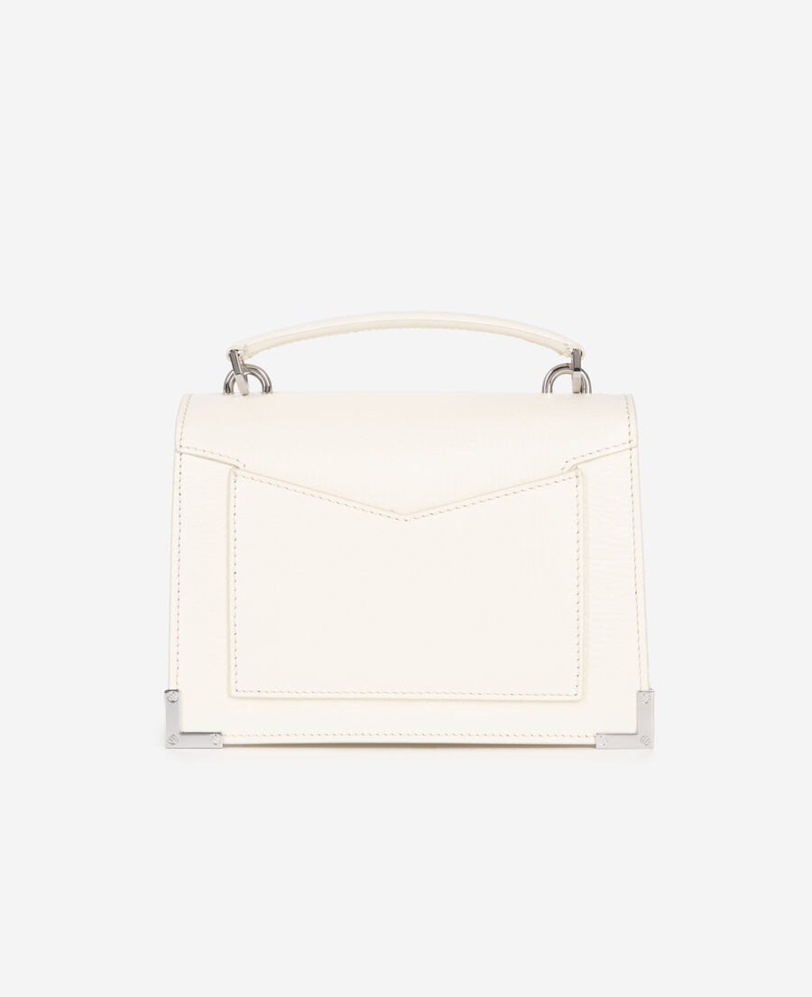 The Kooples WOMEN WHITE emily small white grained leather bag
