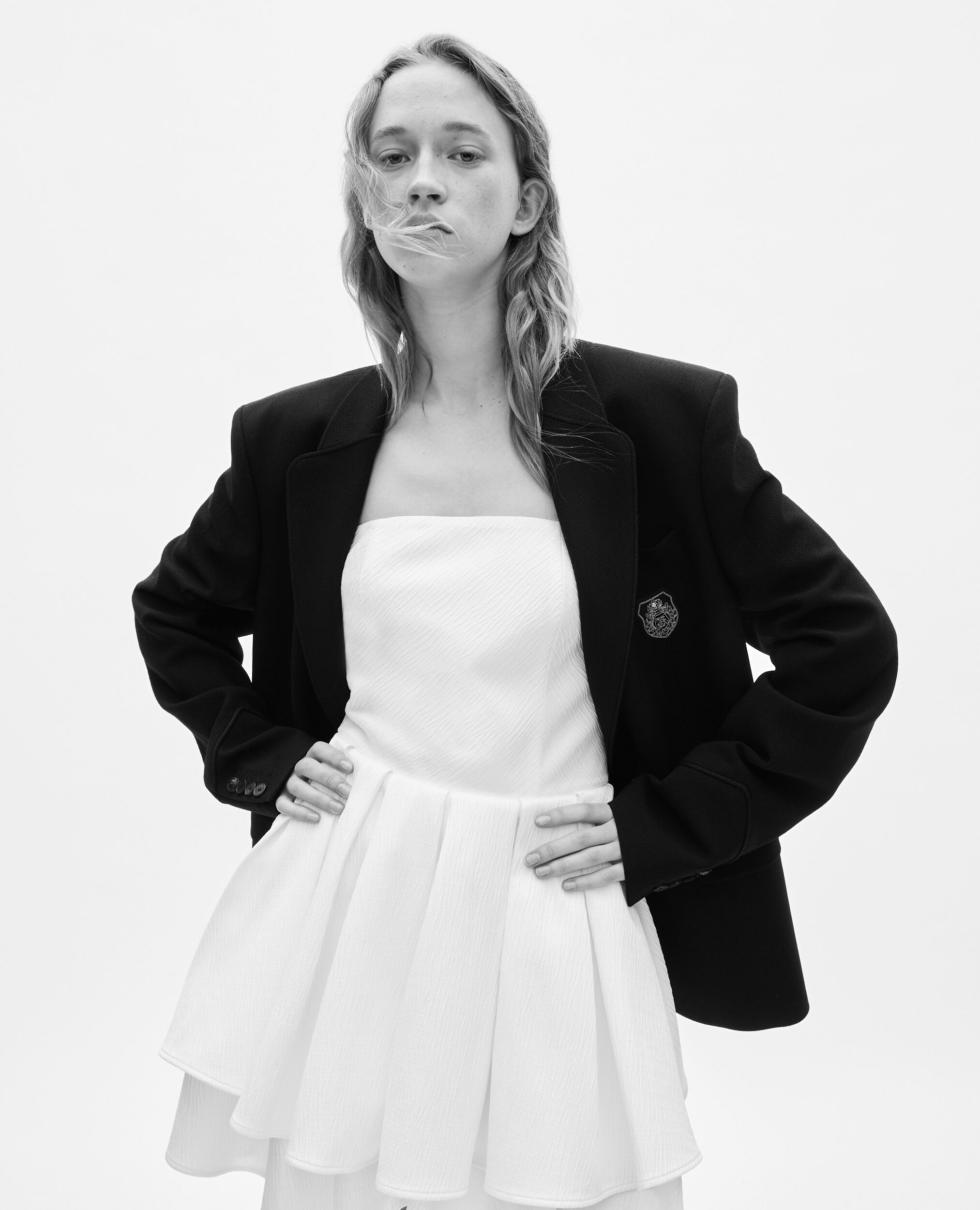 Robe bustier courte écrue, ECRU, hi-res image number null