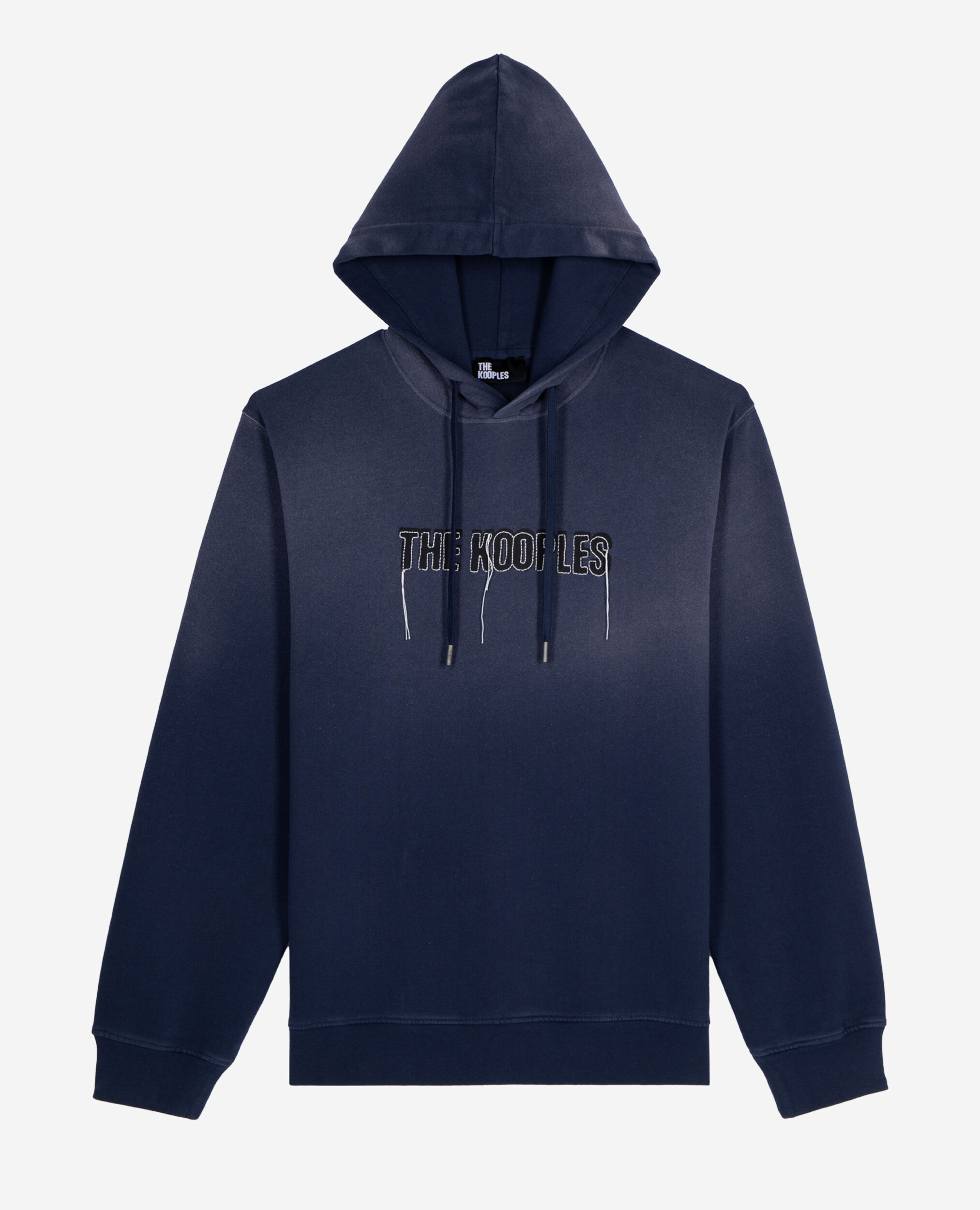 Sweatshirt avec logo marine délavé, DARK NAVY, hi-res image number null