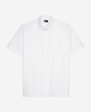 The Kooples HOMME WHITE chemise manches courtes avec blason blanche