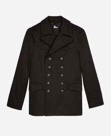 The Kooples HOMME DARK GREY manteau en coton gris