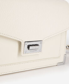 The Kooples FEMME WHITE sac emily small en cuir grainé blanc