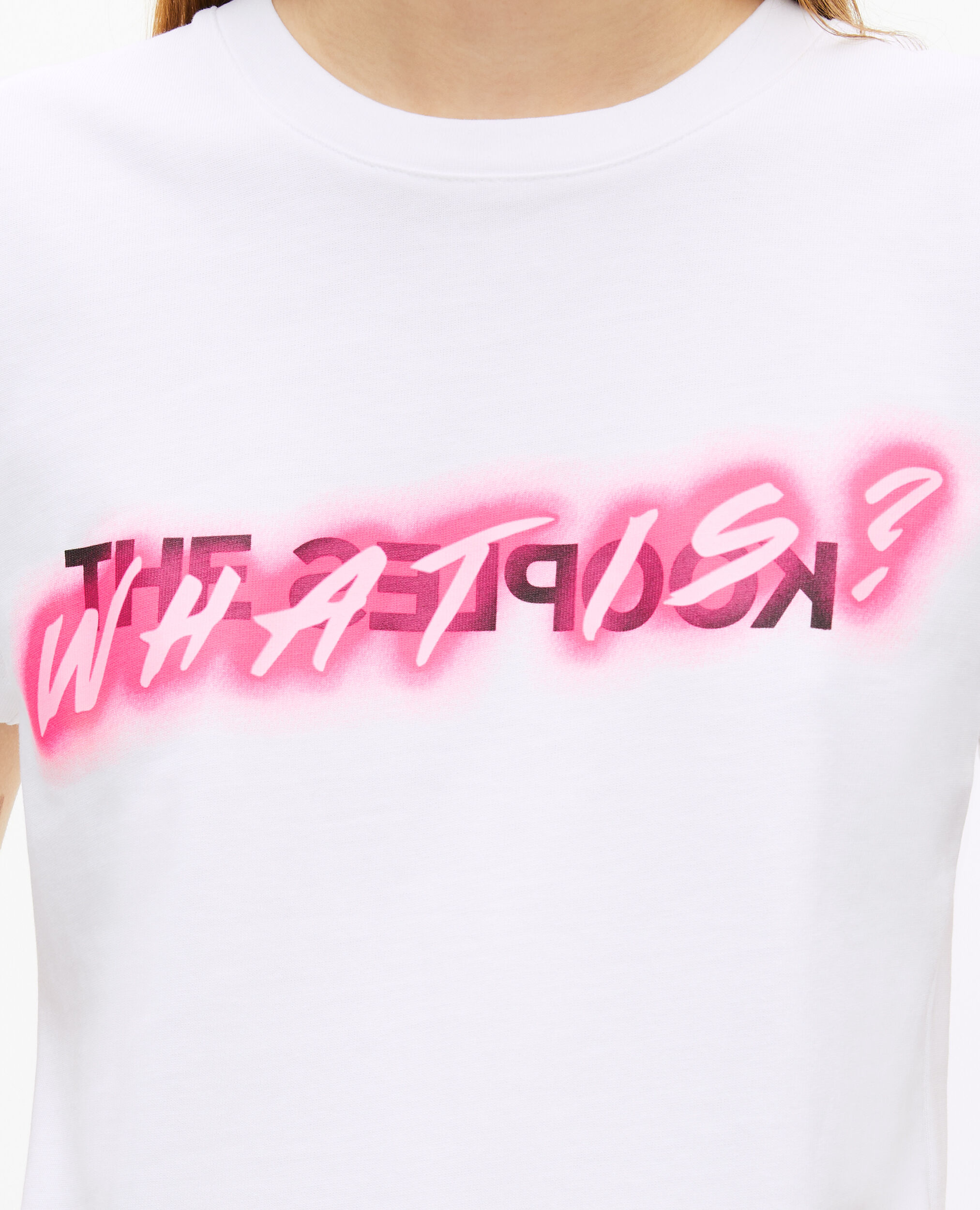 T-shirt What is néon blanc, WHITE, hi-res image number null