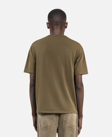 The Kooples HOMME OLIVE KAKI t-shirt avec sérigraphie kaki