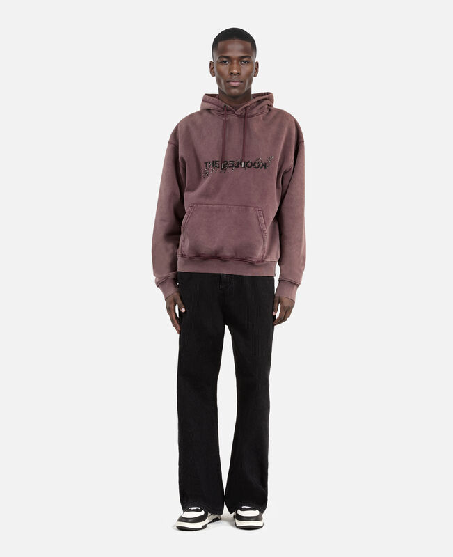 The Kooples HOMME FIGUE sweatshirt à capuche what is bordeaux