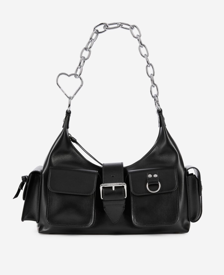 The Kooples FEMME SILVER chaîne de sac amelia argentée