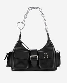 The Kooples FEMME SILVER chaîne de sac amelia argentée