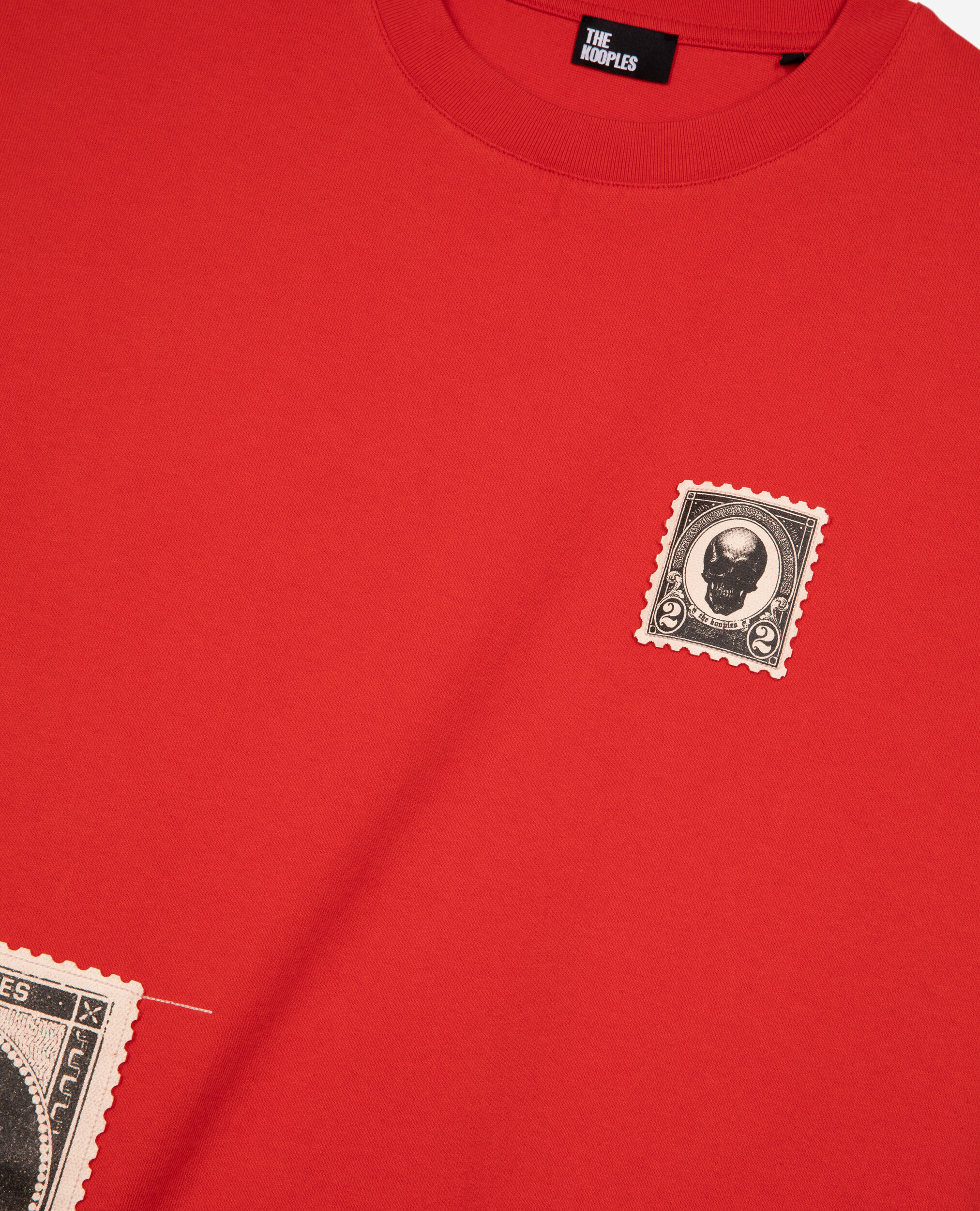 T-shirt avec patchs rouge, RED, hi-res image number null