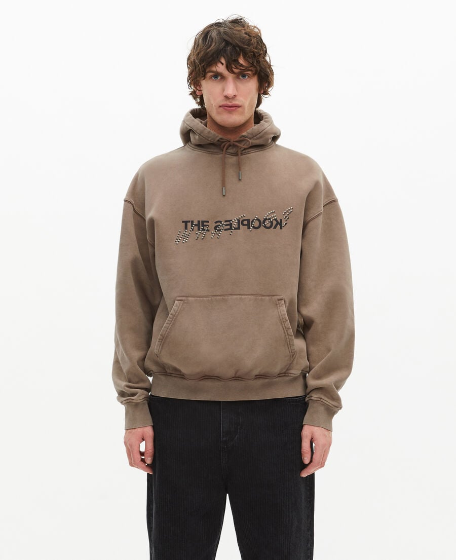 The Kooples HERREN CHOCOLATE what is kapuzen-sweatshirt hellbraun
