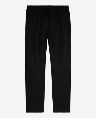 The Kooples MEN BLACK black straight-leg pants