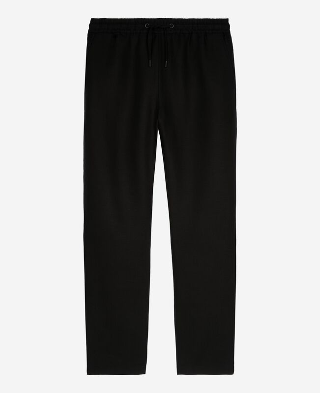 The Kooples HOMME BLACK jogging droit noir