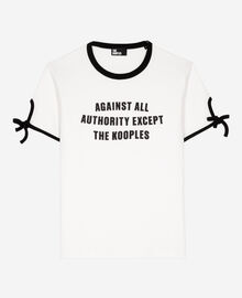The Kooples FEMME WHITE t-shirt avec sérigraphie blanc