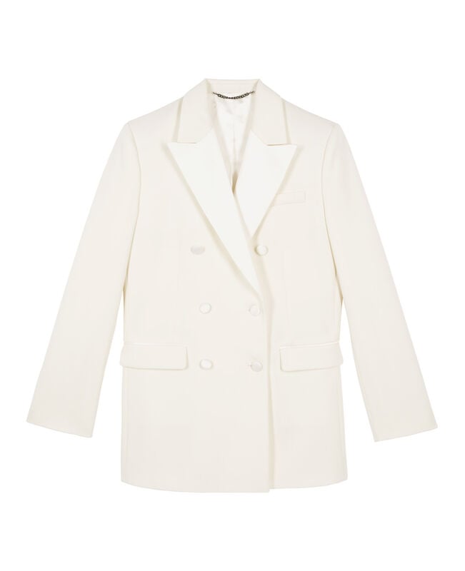 The Kooples FEMME ECRU veste de smoking écrue