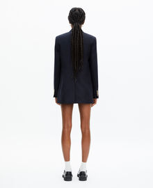 The Kooples FEMME DARK NAVY veste tailleur en laine mélangée bleu marine